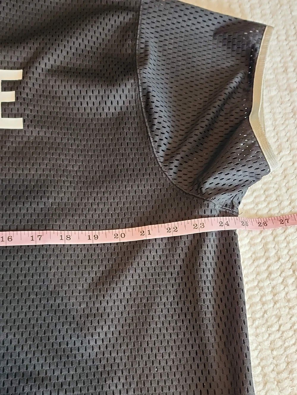 Nike Black Mesh  Tee Dress with White Logo